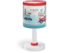 Dalber Lampada da tavolo o comodino per bambini Police Vigili del fuoco della polizia, 60611N, G4-4W LED - Lampadina inclusa