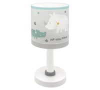 Dalber Lampada da tavolo o comodino per bambini Rhino & Croco Rinoceronte e coccodrillo, 60621N, G4-4W LED - Lampadina inclusa