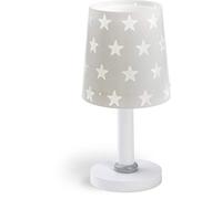 Dalber Lampada da tavolo o comodino per bambini Stars stelle Grigio