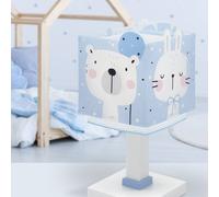 Dalber Lampada da tavolo per bambini Baby Jungle, blu, G4, larghezza 14 cm Dalber