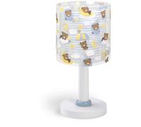 Dalber Lampada da tavolo per bambini, luce da comodino e da notte Baby Teddy Bears Clouds Blue, 41571T, G4-4W LED - Lampadina inclusa