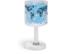 Dalber Lampada da tavolo per bambini, luce da comodino e da notte Kids World Mappa del mondo Pianeta Terra, 40671, G4-4W LED - Lampadina inclusa