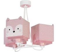 Dalber Little Fox - Lampada da soffitto per bambini, con 3 luci di volpe, 60 W,