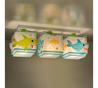 Dalber Little Shark plafoniera motivo mare 3 luce 63473