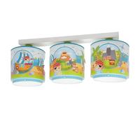 Dalber Plafoniera a soffitto per bambini 3 luci Isola Pirata