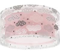 Dalber Plafoniera per bambini Clouds, nuvola rosa, plafoniera per bambini, 41416MS, E27-2 x 15W