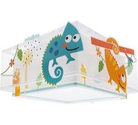 Dalber Plafoniera per bambini Happy Jungle camaleonte animali della giungla