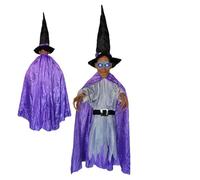 d'albero - Ciondolo spaventoso per Halloween - Figure illuminate con suoni spaventosi per porta di casa, autunno, giardino