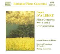 Eugen d'Albert – Concerti per pianoforte n. 1 e 2 – CD – Naxos