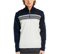 Dale of Norway - Collo da uomo in lana merino - Dalestølen Sweater Off White/Navy per Uomo - Taglia L - Bianco