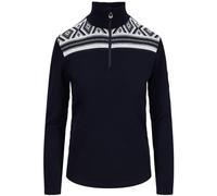 Dale of Norway - Maglione a collo alto in Lana Merino - Cortina Basic Sweater Navy/Off White per Donne in Pelle - Taglia S - Blu navy