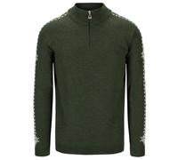 Dale of Norway Geilo, maglione da uomo, verde scuro L(52) Dark Green/Off White