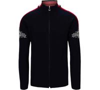 Dale of Norway - Giacca da uomo in Lana merino con collo a zip - Spirit Jacket Navy/Off White/Raspberry per Uomo - Taglia M - Blu navy