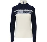 Dale of Norway - Maglione a collo alto in Lana Merino - Dystingen Sweater Off White/Navy/Off White per Donne - Taglia L - Bianco