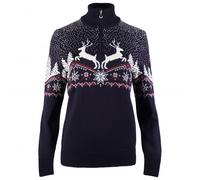 Dale of Norway - Women's Dale Christmas Sweater - Pullover in lana merino M blu