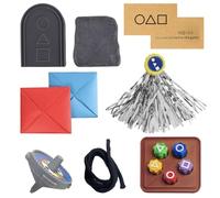 Dalephoric Gonggi Korean Game Set, Gonggi Koreanisches Spiel, 5 Giochi Diversi, Giochi Squid Game, Gioco di Sviluppo di Abilità, Gioco Divertente per Attività per La Famiglia, Viaggi, Feste