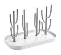 Dalephoric Tarpedrium Rastrelliere Asciuga Biberon, Scola Biberon, Senza BPA, Bottiglia Stendino con Puntoni Rimovibili, Scolabiberon, Porta Biberon per Biberons, Tazze, Tettarelle Accessori (Grigio)