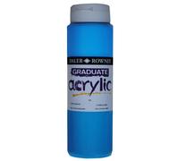 Daler Rowney 123500130 Graduate Acrilico Vernice 500ml Colore Coeruleum