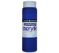 Daler Rowney 123500143 Graduate Acrilico Vernice 500Ml Blu Ftalocianina