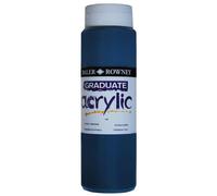 Daler Rowney 123500154 Graduate Acrilico Vernice 500ml Turchese Ftalocianina
