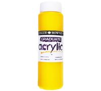 Daler Rowney 123500605 Graduate Acrylic Paint 500Ml Giallo Cadmio