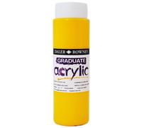 Daler Rowney 123500618 Graduate Acrilico Vernice 500ml Giallo Cadmio Profondo