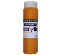 Daler Rowney 123500690 Graduate Acrilico Vernice 500ml Ocra Gialla