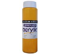 Daler Rowney 123500701 Graduate Acrilico Vernice 500ml Oro Imitazione