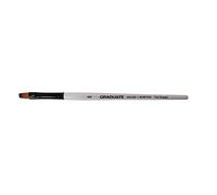 DALER ROWNEY - D212160008 - Pennello sintetico Graduate - piatto - manico corto - n. 8 - Daler Rowney - 85435 - Conf. da 3 Pz. - D212160008