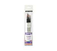 Daler Rowney-212530007 Graduate Set pennelli, Colore Bianco, Punta Tonda, E212530007