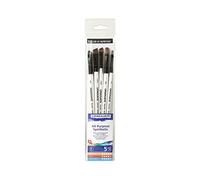 Daler Rowney 212550008 GRADUATE 5 SPAZZOLA SYN FLTS & SHADERS SET