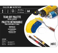 Daler-Rowney Acrylic Tear-Off Palette Pad - A4