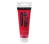 Daler Rowney 85511 Colore Acrilico Fine Graduate Tubo 120Ml Rosso Primario