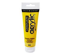 Daler Rowney 85516 Colore Acrilico Fine Graduate Tubo 120Ml Giallo Primario