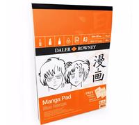 Daler Rowney - A3 Manga Pastiglia - Include 2 Gratis Modelli - 70gsm- 50 Pagine