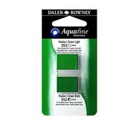 Daler Rowney Aquafine H/P Blister Set 15 [Hookers Green Light/Hookers Green Dark]
