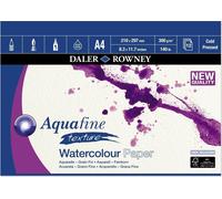 Daler Rowney Aquafine blocco carta acquerello a grana fine A4 12 fogli, 300g/m