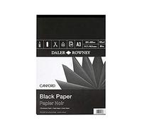 Daler-Rowney-Cartoncini Canford, formato A4, colore: nero
