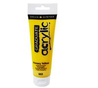 Daler Rowney 85516 Colore Acrilico Fine Graduate Tubo 120Ml Giallo Primario