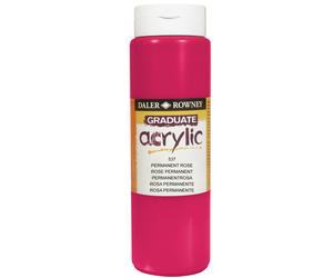 Daler-Rowney D123500537 Dal Laureato Acrilico 500ML Permant Rosa