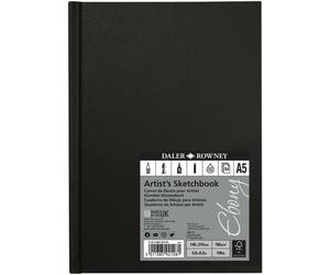 Daler Rowney Ebony Libretto Per Disegni A5 Ritratto 54 Pagine Copertina Nera