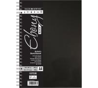 Blocco Sketchbook Ebony Ritratto A4 - 50 Fogli 160 Gm2 Copertina Rigida Con Spir