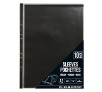Daler-Rowney Essential - Buste per esposizione di opere d'arte e progetti, formato A3, confezione da 10, per artisti e studenti