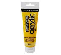Daler Rowney Graduate Acrylic 120 ml Cadmium Yellow Hue (605)