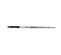 DALER ROWNEY - D212167006 - Pennello sintetico Graduate - lingua gatto - manico lungo - n. 6 - Daler Rowney - 85440 - Conf. da 3 Pz. - D212167006
