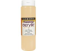Daler Rowney 123500024 Graduate Acrilico Vernice 500ml Buff Titanio