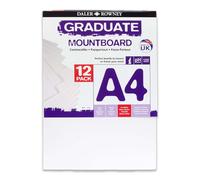 Daler Rowney Graduate Mountboard - Bianco, Nero, Avorio - Formati A3 E A2