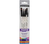 Daler Rowney - Set di pennelli con setole Sintetiche Graduate, 5 pz.