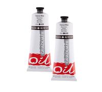 Daler Rowney Graduate Olio Di Colore 200Ml Bianco Titanio Confezione Da 2