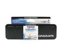 Daler Rowney Graduate set di 12 mezzi godet acquerello e pennello